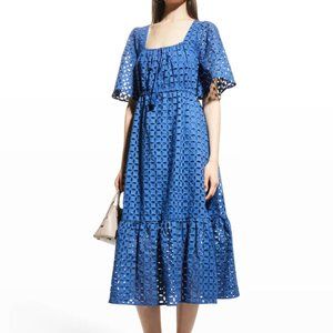 NWT Johnny Was Jade Misty Dress True Navy Blue Small